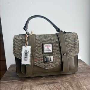 Harris Tweed Olive Bag “Islander 2010” Never Used